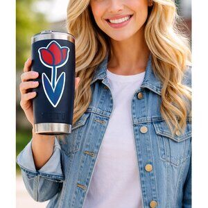 YETI Black Stainless Steel Tumbler hot or cold classic